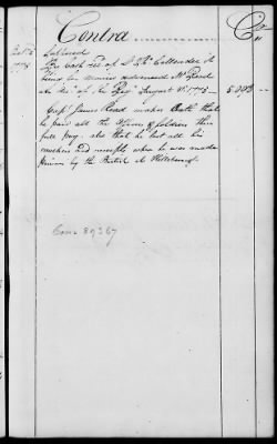 Thumbnail for Miscellaneous Volumes > 136.5 - Ledger of Money Accounts with Officers of the North Carolina Line. 1777-1783