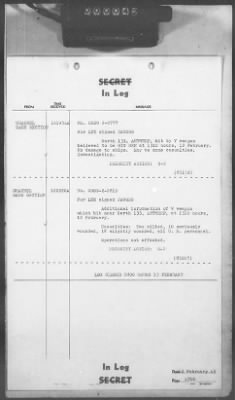 2 - Miscellaneous File > 408 - Cables - In Log, ETOUSA (Gen Lee), Feb 11-20, 1945