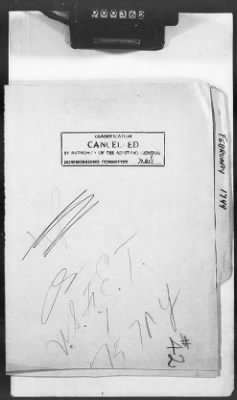 Thumbnail for 2 - Miscellaneous File > 425 - Statistical Summary, SOS, ETO and Progress Report, SGS, ETO, February 1944