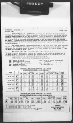 Thumbnail for 2 - Miscellaneous File > 425 - Statistical Summary, SOS, ETO and Progress Report, SGS, ETO, February 1944