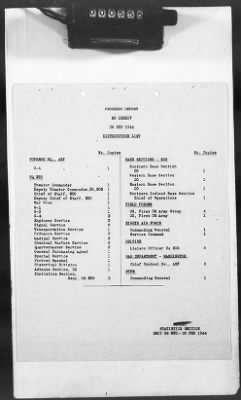 2 - Miscellaneous File > 425 - Statistical Summary, SOS, ETO and Progress Report, SGS, ETO, February 1944