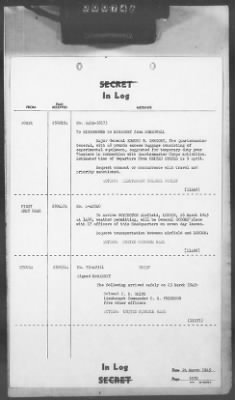 Thumbnail for 2 - Miscellaneous File > 411 - Cables - In Log, ETOUSA (Gen Lee), Mar 12-24, 1945