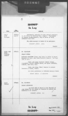 Thumbnail for 2 - Miscellaneous File > 412 - Cables - In Log, ETOUSA (Gen Lee), Mar 25-31, 1945