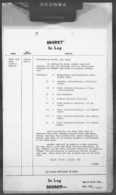 Thumbnail for 2 - Miscellaneous File > 412 - Cables - In Log, ETOUSA (Gen Lee), Mar 25-31, 1945