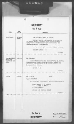 Thumbnail for 2 - Miscellaneous File > 412 - Cables - In Log, ETOUSA (Gen Lee), Mar 25-31, 1945