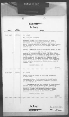 Thumbnail for 2 - Miscellaneous File > 412 - Cables - In Log, ETOUSA (Gen Lee), Mar 25-31, 1945