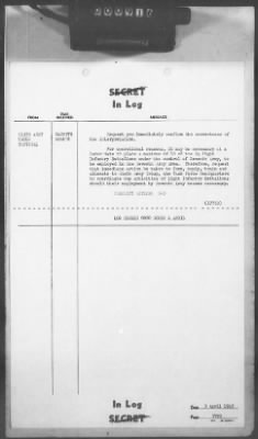 2 - Miscellaneous File > 413 - Cables - In Log, ETOUSA (Gen Lee), Apr 1-11, 1945