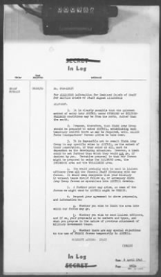 2 - Miscellaneous File > 413 - Cables - In Log, ETOUSA (Gen Lee), Apr 1-11, 1945