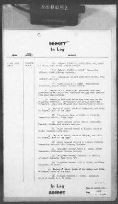 2 - Miscellaneous File > 415 - Cables - In Log, ETOUSA (Gen Lee), Apr 23-30, 1945