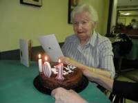 Margi at her 100th birthday