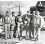 Lt John "JACK" Henry, 3rd from Left, GROOVE HERMIT, Flight over Atlantic/Cross Photo