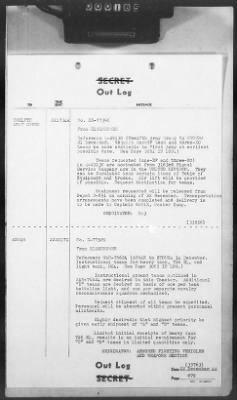 2 - Miscellaneous File > 397 - Cables - Out Log, ETOUSA (Gen Lee), Dec 16-31, 1944
