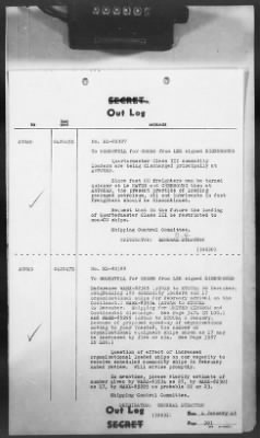 2 - Miscellaneous File > 398 - Cables - Out Log, ETOUSA (Gen Lee), Jan 1-18, 1945