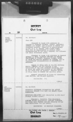 2 - Miscellaneous File > 398 - Cables - Out Log, ETOUSA (Gen Lee), Jan 1-18, 1945