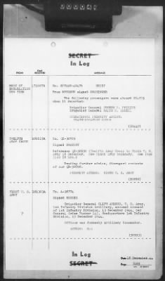 2 - Miscellaneous File > 403 - Cables - In Log, ETOUSA (Gen Lee), Dec 16-22, 1944