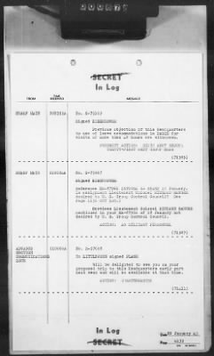 2 - Miscellaneous File > 405 - Cables - In Log, ETOUSA (Gen Lee), Jan 16-23, 1945