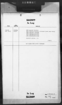 2 - Miscellaneous File > 407 - Cables - In Log, ETOUSA (Gen Lee), Feb 1-10, 1945