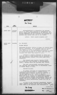 Thumbnail for 2 - Miscellaneous File > 407 - Cables - In Log, ETOUSA (Gen Lee), Feb 1-10, 1945