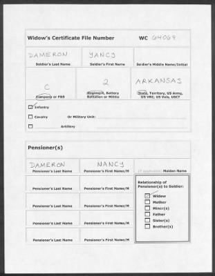 Company C > Dameron, Yancy (WC64069)