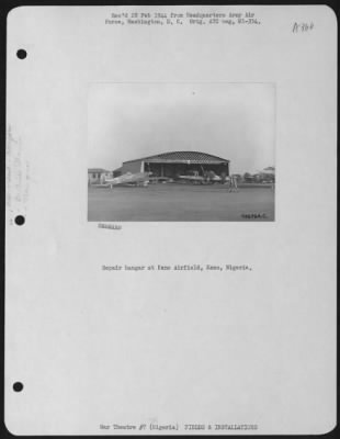 Thumbnail for General > Repair Hangar At Kano Airfield, Kano, Nigeria.