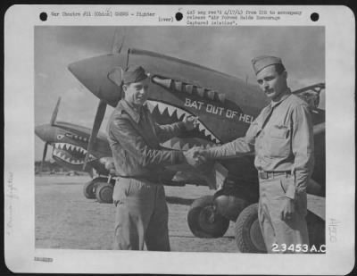 Fighter > Raids by the United States 14th Air force are fomenting revolt and unrest among the Japanese dominated people of Thailand, Burm, French Indo China and enemy held areas in China, Maj. Albert J. Baumler, Air Corps of Trenton, N.J., who recently