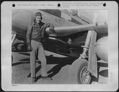 Fighter > Lt. Col. Edward O. McComas of 502 E. 12th Street, Winfield, Kansas, qualified about Christmas time as top ace of the fourteenth Air force in China with 14 Jap planes destroyed in the air and five on the ground, so Maj. Gen. C.L. Chennault gave