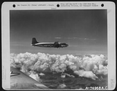 Thumbnail for Douglas > Douglas C-54 "Flying Cross" In Flight Near Kunming, China.  5 June 1945.