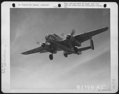 Thumbnail for North American > 14Th Air Force North American B-25 Takes Off From U.S. Airfield In China On Another Raid Against Enemy Military Installations.