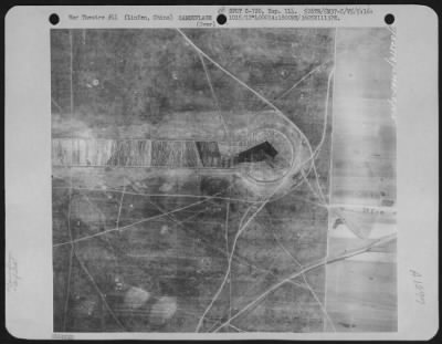 General > This Reconnaissance Photograph Taken On May 16, 1945 Shows Camouflage Painted On The Runway At Linfen Airfield, China.