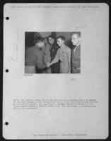 China - Lt. Robert J. Bell, 23, Of 115 East Rich St., Columbus, Ohio, Is Awarded The Oak Leaf Cluster To The Distinguished Flying Cross For 'Extraordinary Achievement In Aerial Flight'.  Lt. Colonel John C. Habecker, Commanding Officer Of The 'Assam Drago - Page 1