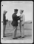 Thumbnail for Brig. General Claire L. Chennault Presents An Award To A Member [Capt. John Lombard] Of The 14Th Air Force During A Ceremony At An Air Base In China.  [Left: Colonel Clinton D. Vincent.] - Page 1