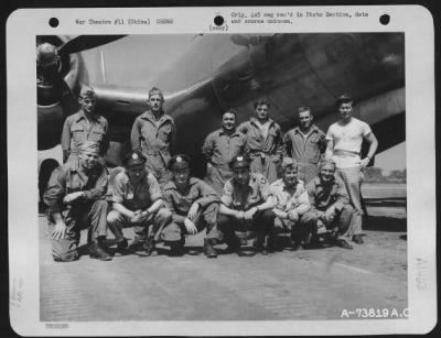 General > Crew Of Boeing B-29 (A/C 42-6319) Pose Beside Their Plane At An Air Base In China.  10 May 1944.