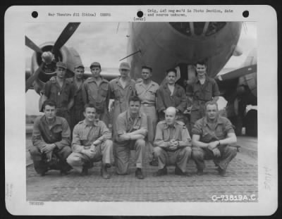 General > Crew Of Boeing B-29 (A/C 42-6303) Pose Beside Their Plane At An Air Base In China.  10 May 1944.