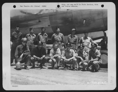 General > Crew Of Boeing B-29 (A/C 42-6306) Pose Beside Their Plane At An Air Base In China.  10 May 1944.