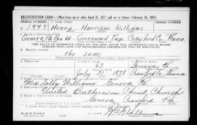 Henry Harrison > Williams, Henry Harrison (1878)
