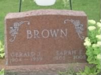browns headstone