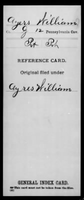 William > Ayers, William (Pvt)