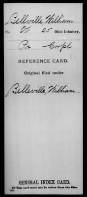 William > Bellville, William (Pvt)