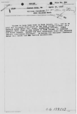 Old German Files, 1909-21 > William Steinhour (#8000-199513)