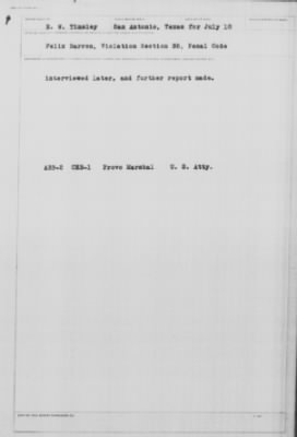 Old German Files, 1909-21 > Felix Barron (#237075)