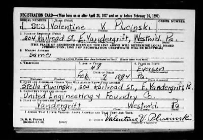 Valentine V > Plucinski, Valentine V (1894)