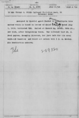 Old German Files, 1909-21 > Thomas Jefferson Burke (#209320)