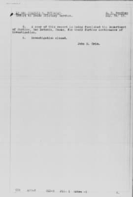 Thumbnail for Old German Files, 1909-21 > Charlie B. Buchanan (#256544)