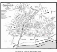 Original settlement of Hartford, CT 1645