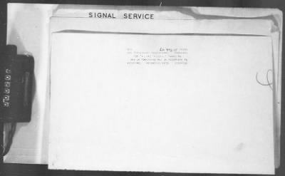 2 - Miscellaneous File > 486 - Daily Journal, Signal Service Office, Chief Signal Officer, ETOUSA, Jan-Aug 1944