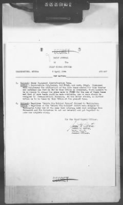 2 - Miscellaneous File > 486 - Daily Journal, Signal Service Office, Chief Signal Officer, ETOUSA, Jan-Aug 1944