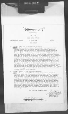 2 - Miscellaneous File > 486 - Daily Journal, Signal Service Office, Chief Signal Officer, ETOUSA, Jan-Aug 1944