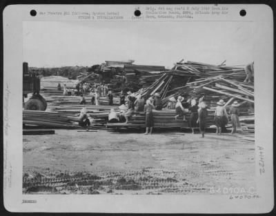 Thumbnail for Supplies > Okinawan Women Working For Island Command Engineer Depot.  They Were Under The Charge Of The Military Government, Bossed By Puerto Rican Soldiers, And Received 30 Cents A Day Plus Two Hot Meals And One Can Of 'C' Rations.  Okinawa, 6 August 1945.