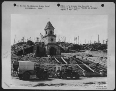 Thumbnail for General > Easter On Okinawa.  On Easter Sunday, 1946, Chapels Such As This One, Built By American Troops, Are Thronged By Christian Worshippers.