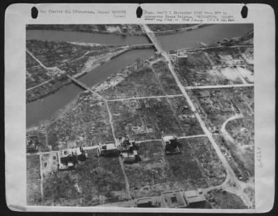 Hiroshima > Here Is A View Of Hiroshima, Japan Showing Total Destruction Resulting From Dropping Of The First Atomic Bomb, August 6, 1945.